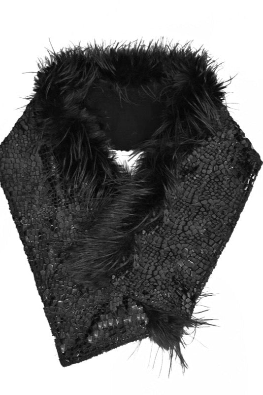 Gothic Dark Neck Scarf