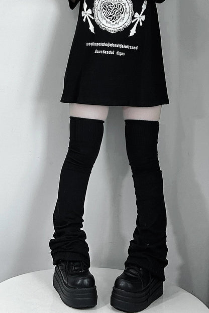 エクストラロングニットレッグウォーマー