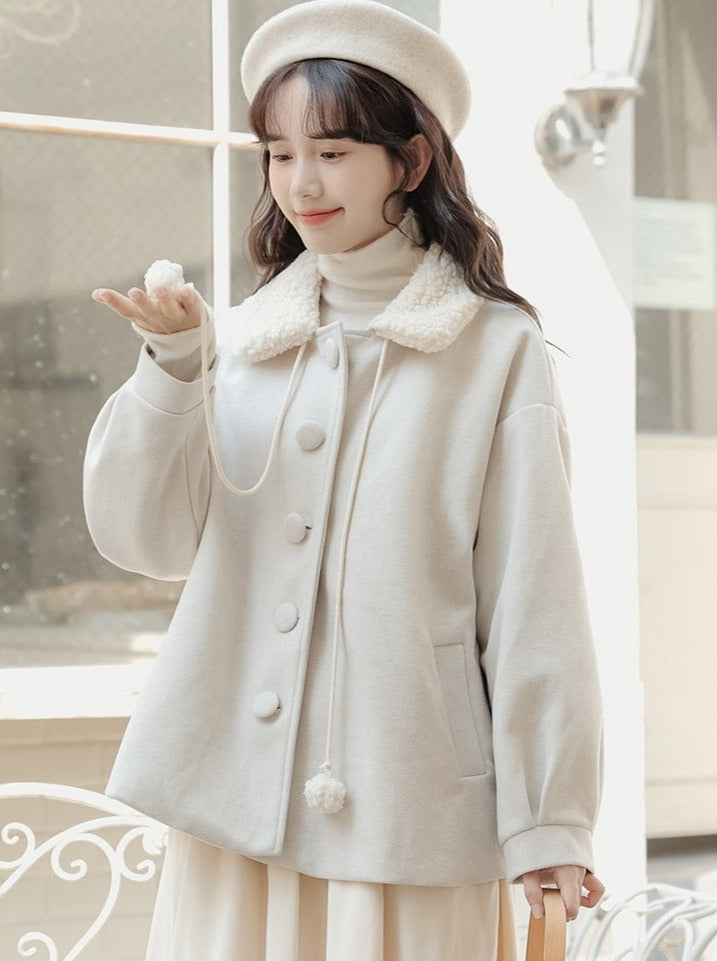 Sweet Fur Wool Coat