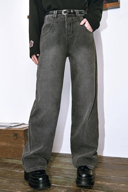 モードスターフリースライナードジーンズ