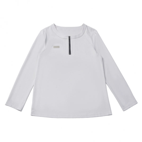 Neutral hooded jacket + coat + top + pants + straps