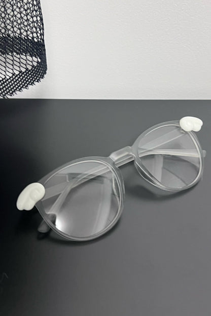 Aqua Cute Sub Cal Flat Glasses