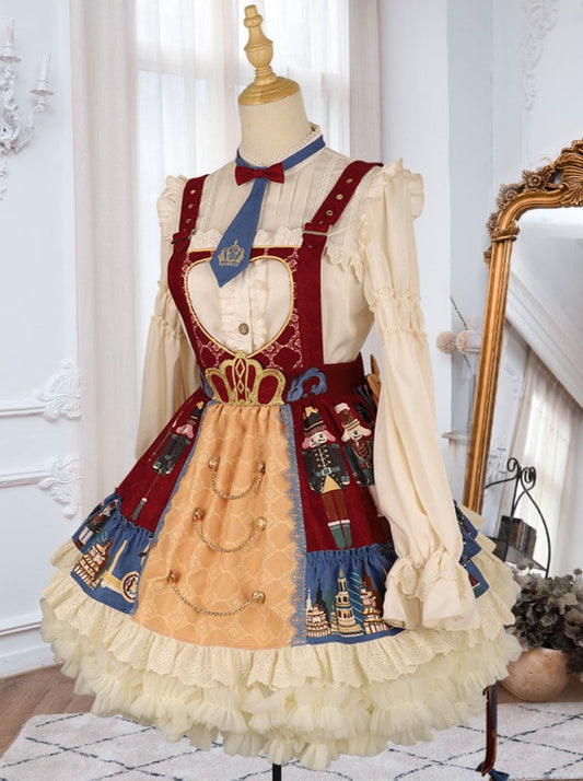 Red Snow Lolita Jumperskirt + Clara Bluse