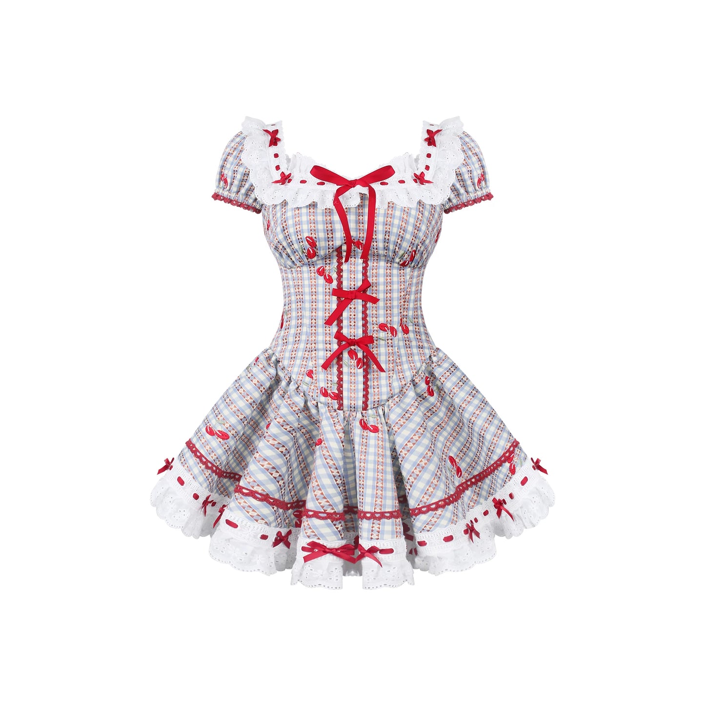 Cherry Ribbon Sugar Dress + Culottes