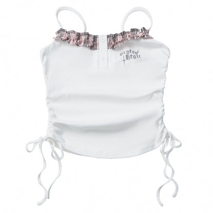 Check Loose Shirt + Tank Top