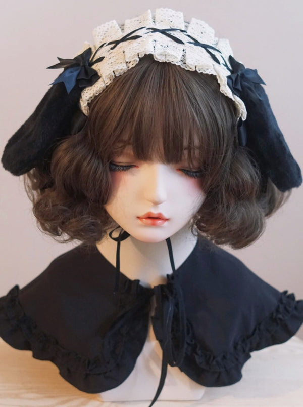 Bunny Lace Fur Hairband