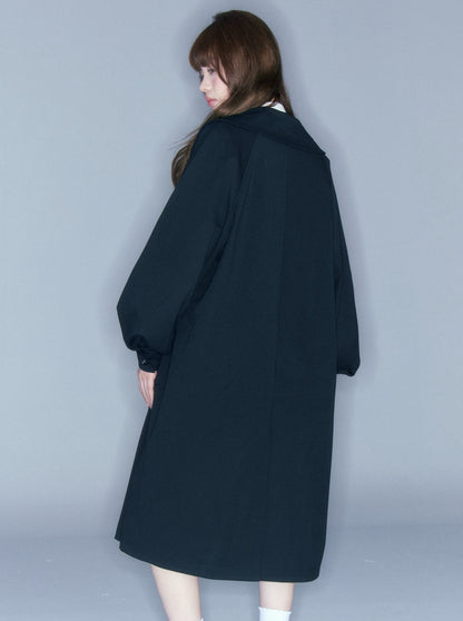 Basic Ribbon Long Coat