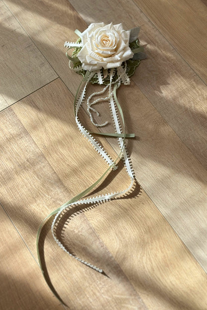 [Vorbestellfrist 22. Juni] Accessoires der Serie mit floraler Stickerei (nur für Käuferinnen des Kleides)