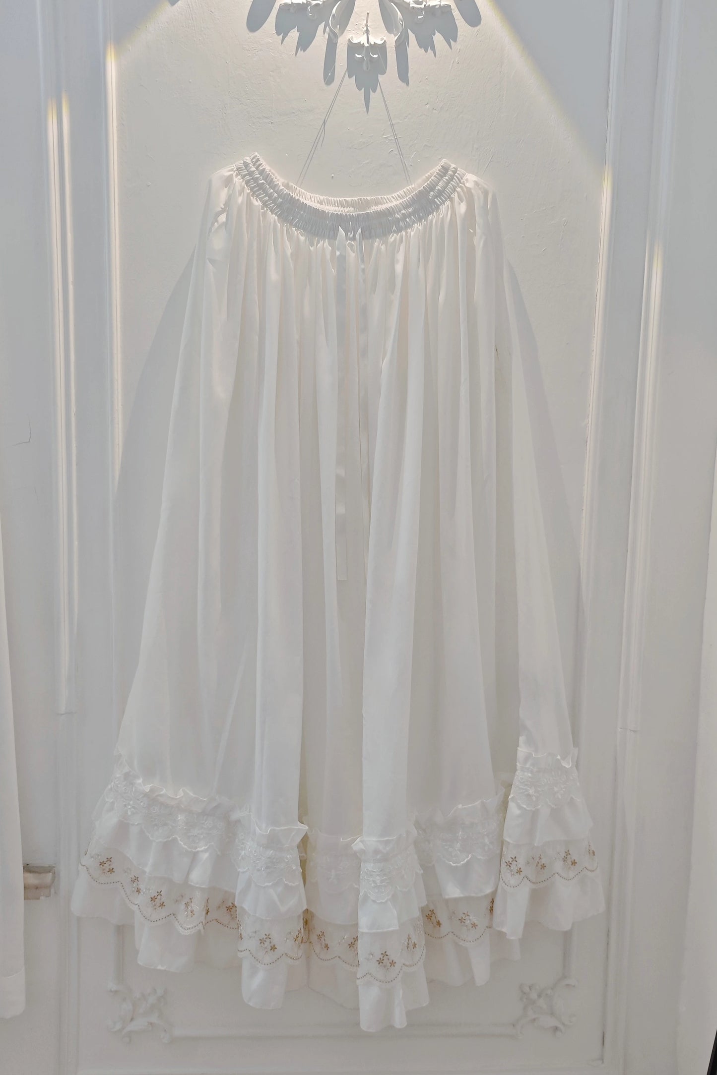 【5月3日予約締切】ダークブルーホワイトコルセットレースリボンロリータJKSプリンセスドレス＋コンプリートセット