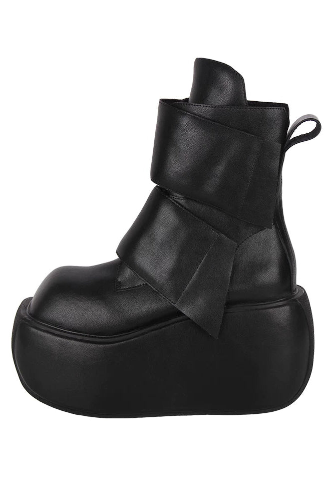 Dark Punk Mid-Calf Boots