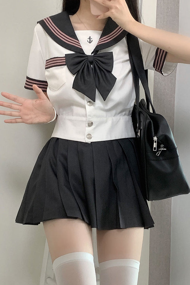 JKシリーズセーラー服+プリーツスカート