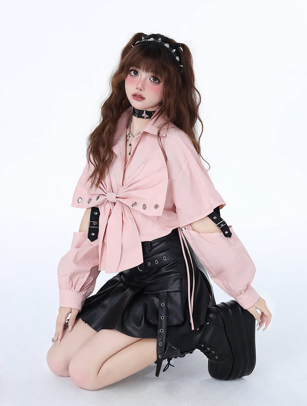 Big Bow Open Sweet Chic Top