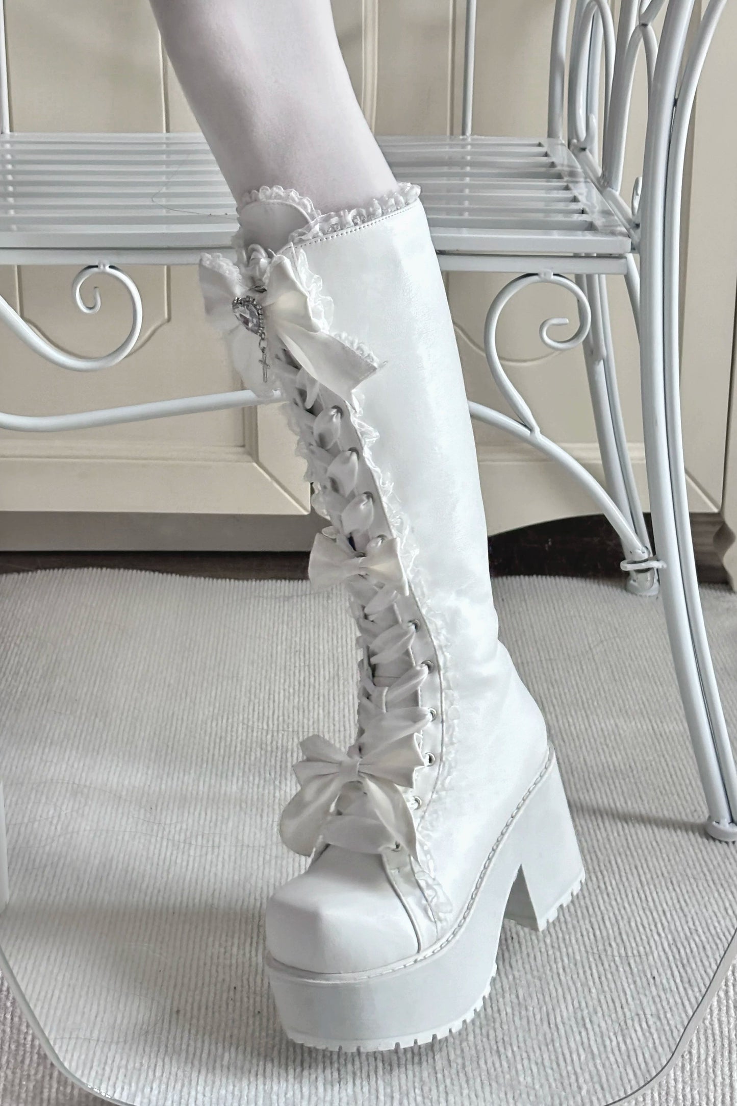 ナイトダークレースアップブーツ