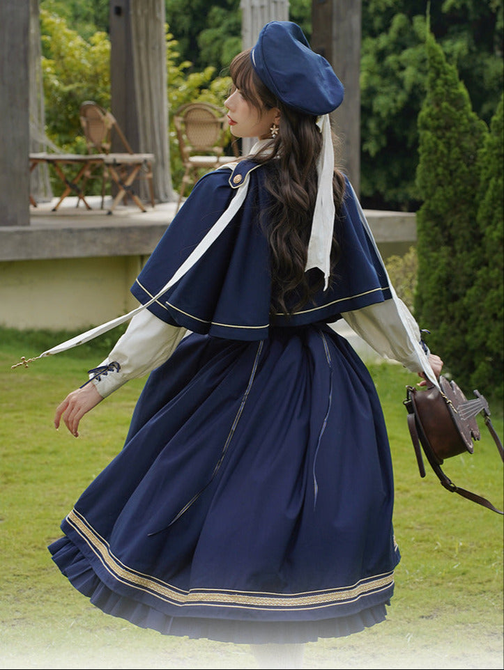 [Pre-order Deadline: August 30] Church Choir Gothic Cape Dress Set + Classical Blouse