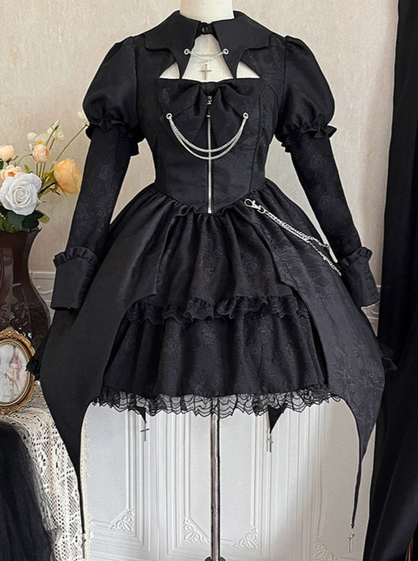 Dark Gothic Vampire Lolita Dress Belchic Dark Gothic Vampire Lolita Dress Belchic