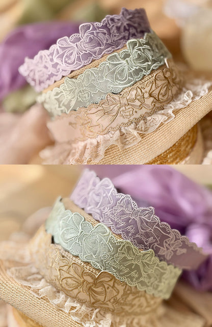 [Pre-order Deadline: July 31] Romantic Sweet Lolita Series Accessories (Flower-Embroidered Waist Ribbon, Corsage with Parfum Emblem, Hair Clip) [Exclusive Sale for Dress Purchasers]