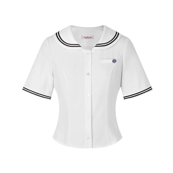 ドールカラートップス＋プリーツスカート＋リボン