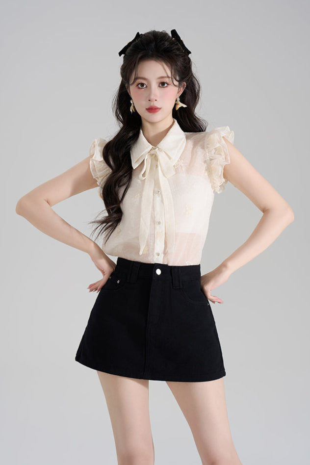 Chic Sheer Sweet Top + Shorts