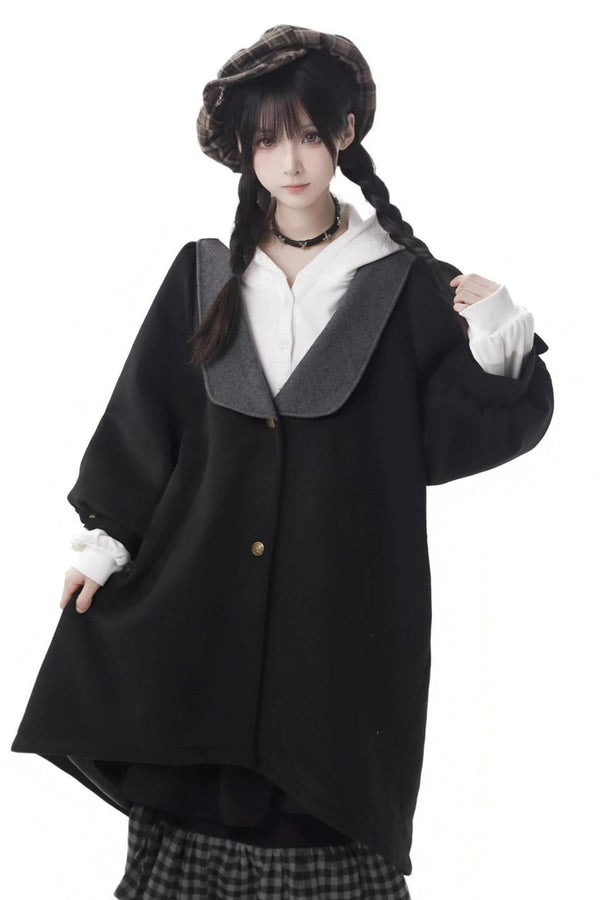 Multi-layered Tweed Skirt Jacket Setup