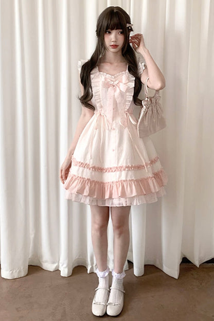 Cherry Blossom Ruffle Dress
