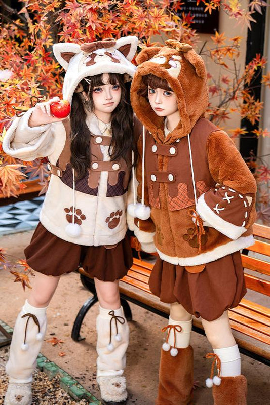 [January 4 reservation deadline] Mousse Bear Farie Hoody Coat Suit Complete