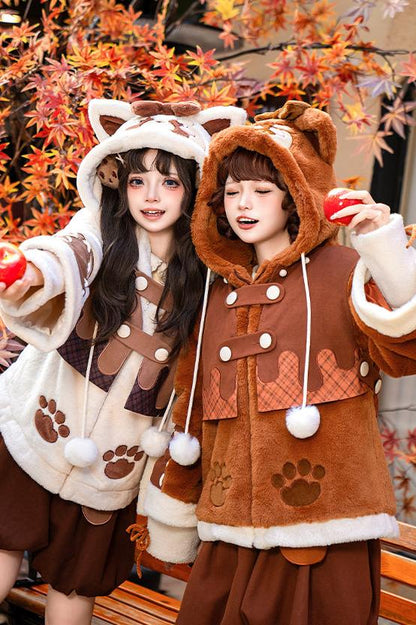 [January 4 reservation deadline] Mousse Bear Farie Hoody Coat Suit Complete