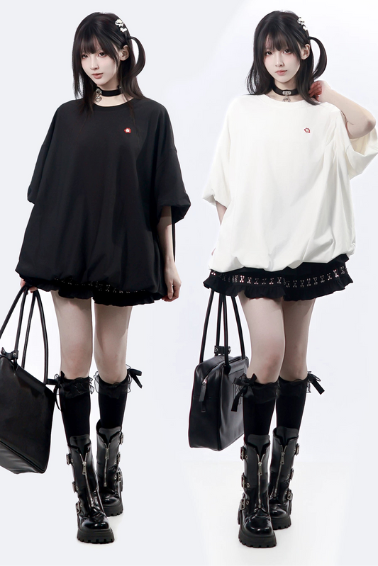 Apple Logo Oversized T-Shirt