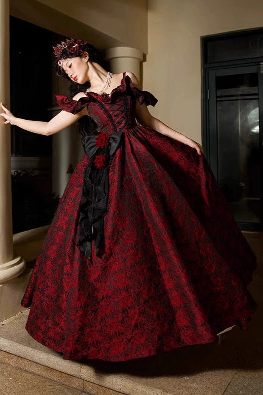 Classical Elegant Dark Lolita Dress