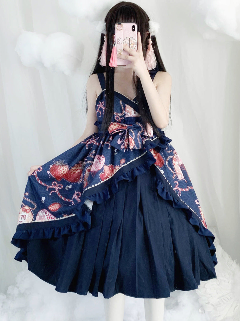 日本洛丽塔草莓裙