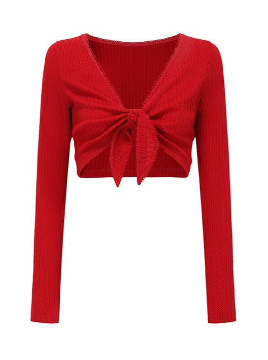 ショートリボンカーディガン＋ストロベリーワンピース