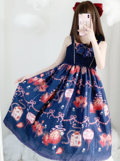 日本洛丽塔草莓裙