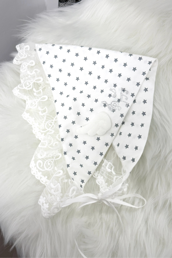 Musical Note Lace Head Scarf