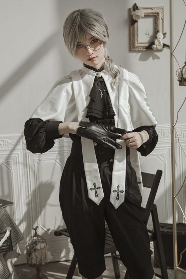 [Reservation product] Prince And Sister Dark Gothic Cloak Suit