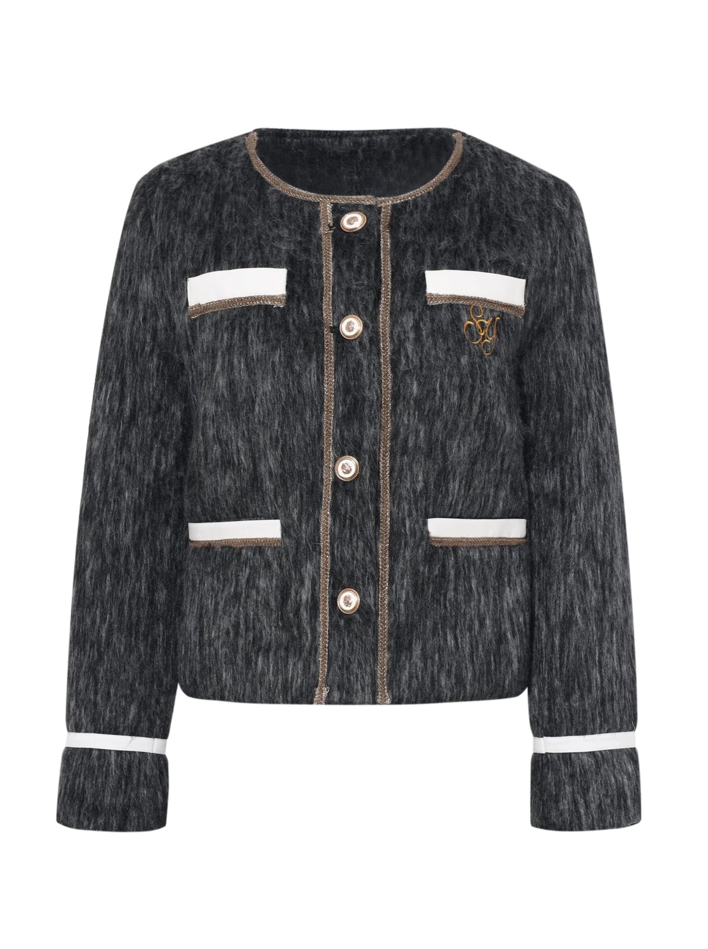 Feather Wool Chic Jacket