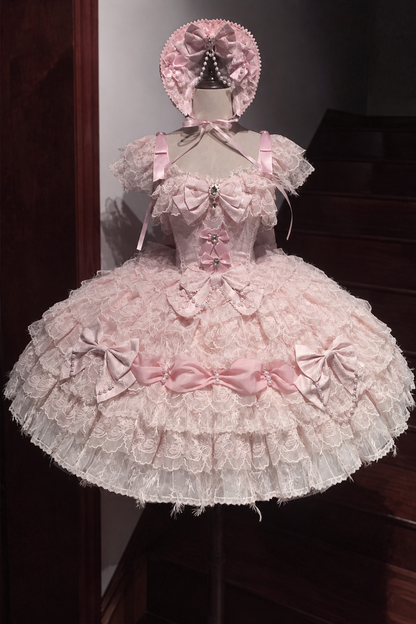 Floral Strap Lolita Jsk Dress