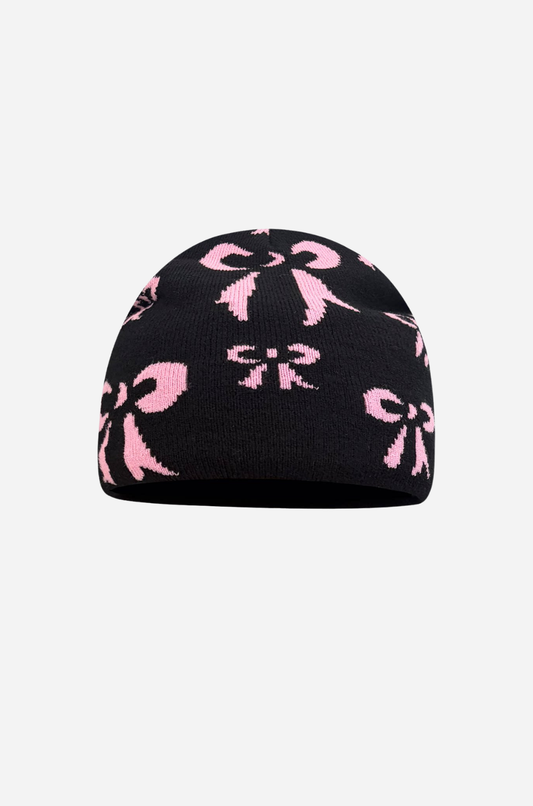 Bowknot Beanie Knit cap
