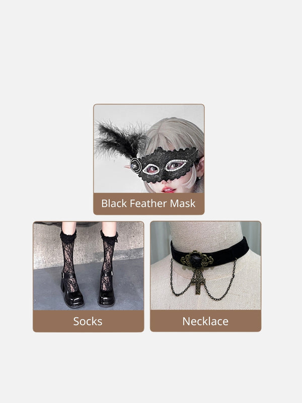 Dark Lolita Elf Cosplay Dress