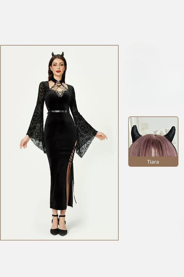 Magic Witch Gothic Costume Dress