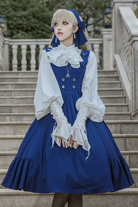 【12月9日予約締切】スプリットカラーエレガントバックレースアップドレス