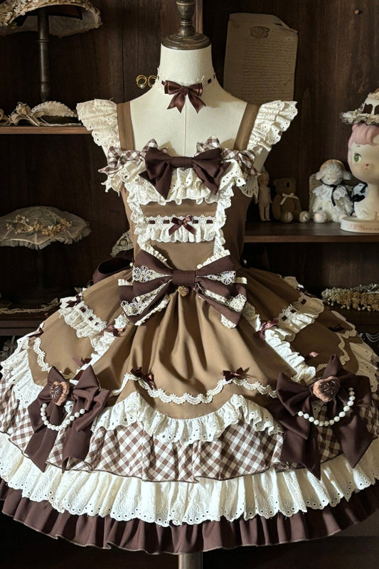 【1月20日予約締切】ベリーアンドショコラスイートロリータサスドレス
