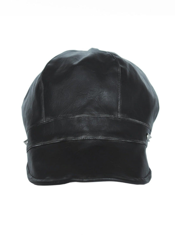 Punk Retro Rivet Damaged Leather Casket