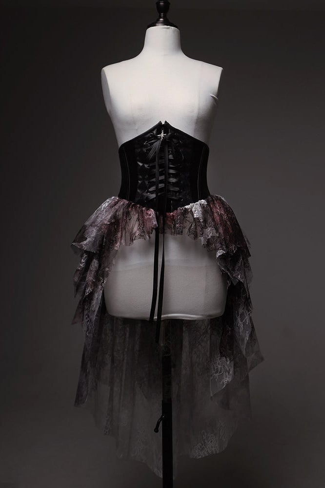 【予約商品】Bloodstainedチュールトレーンコルセットスカート