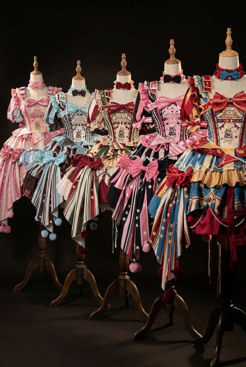 【1月29日予約締切】サーカスフェアリーテールロリータドレスフルセット