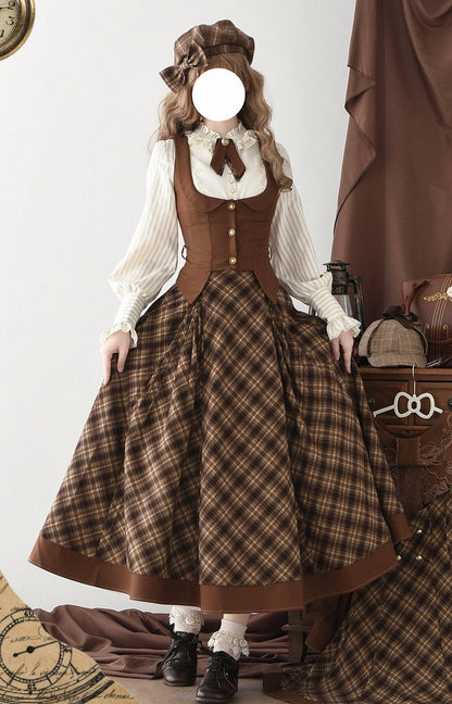 【2月3日予約締切】ヴィンテージディテクティブシリーズベスト＋スカート