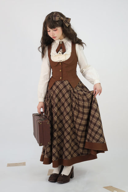 【2月3日予約締切】ヴィンテージディテクティブシリーズベスト＋スカート