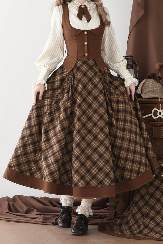 【2月3日予約締切】ヴィンテージディテクティブシリーズベスト＋スカート