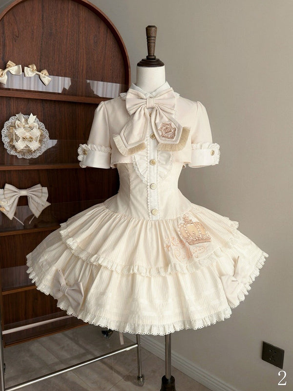 [Pre-order Deadline: March 31] Magical Academy Elegant Crown Embroidery Dress Type A/B