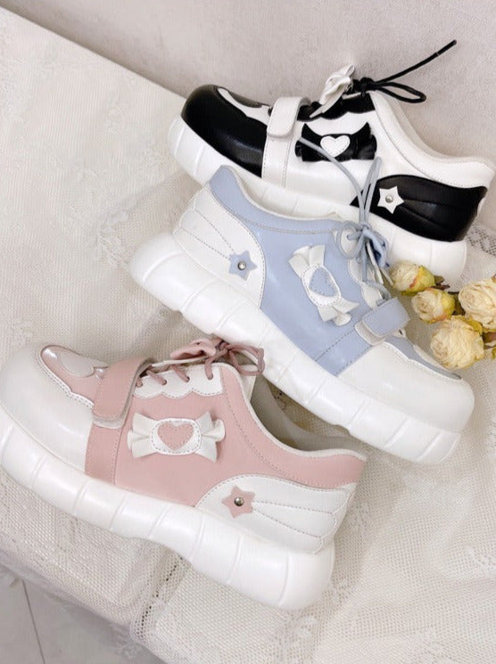 Lolita color-matching sports shoes