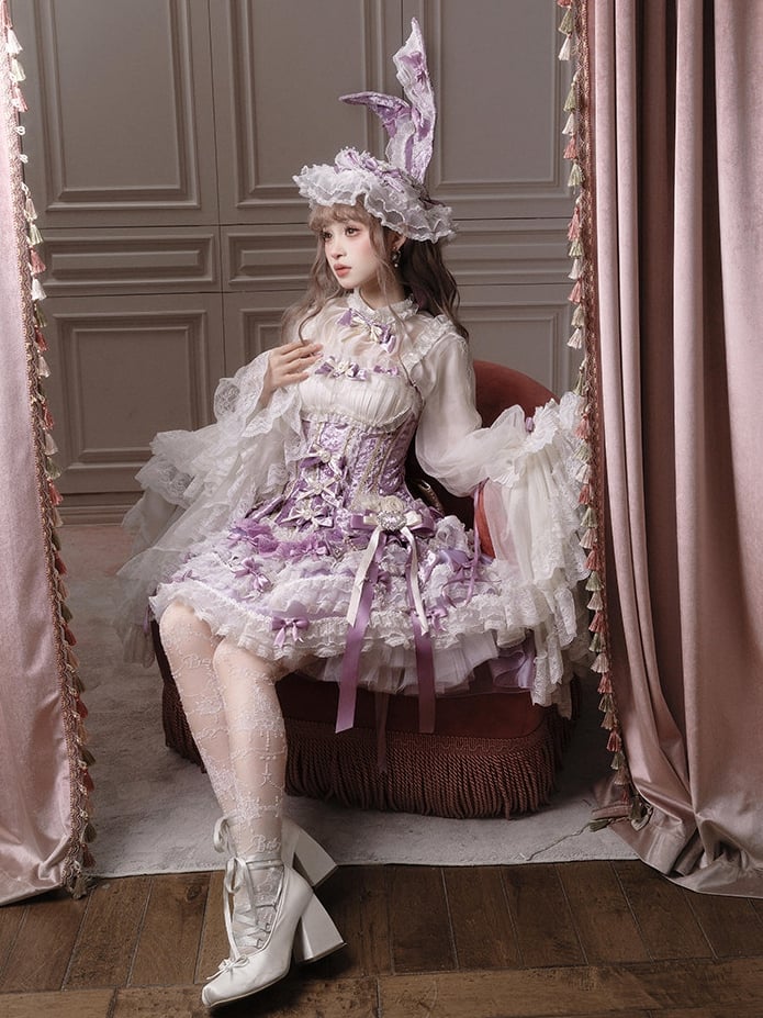 【4月8日予約締切】スウィートロリータバニーレースコルセットドレスセットA/B/C