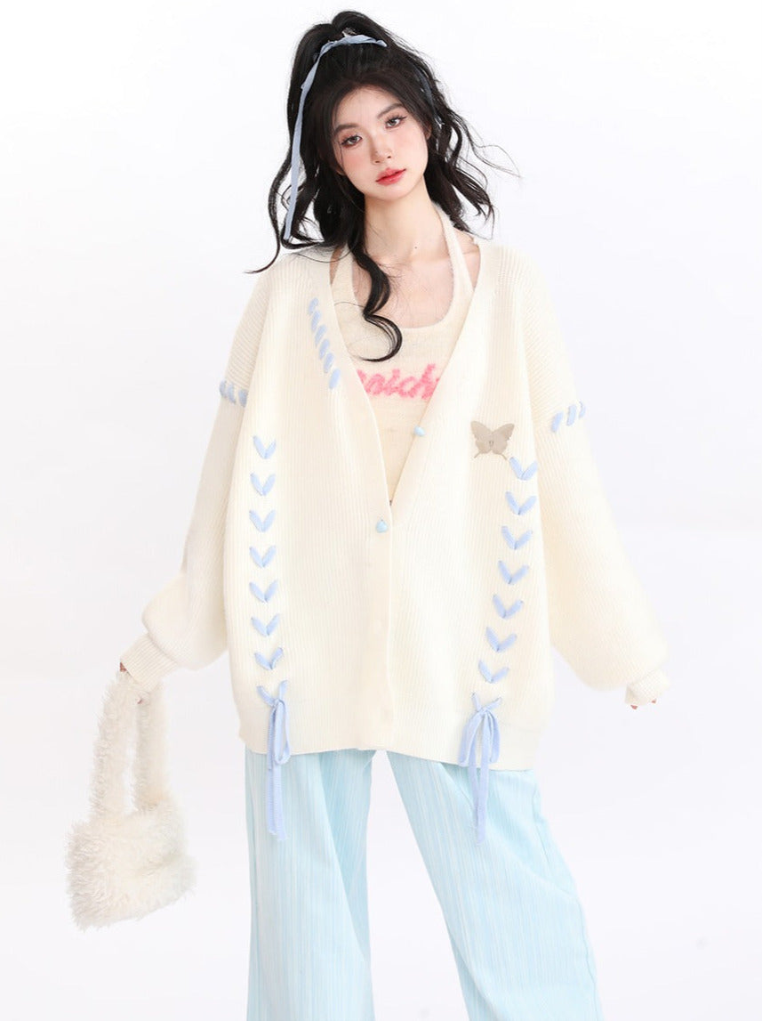 Butterfly Strap Love Cardigan